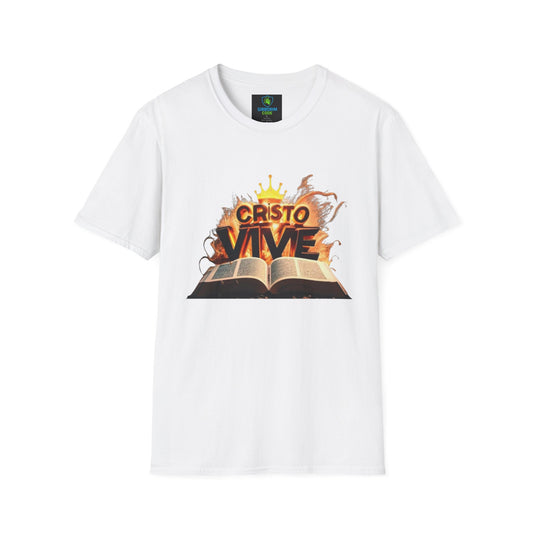 Christo Vive Softstyle T-Shirt, Casual Tee, Gift for Faith, Christian Apparel, Inspirational Shirt, Summer Outfit