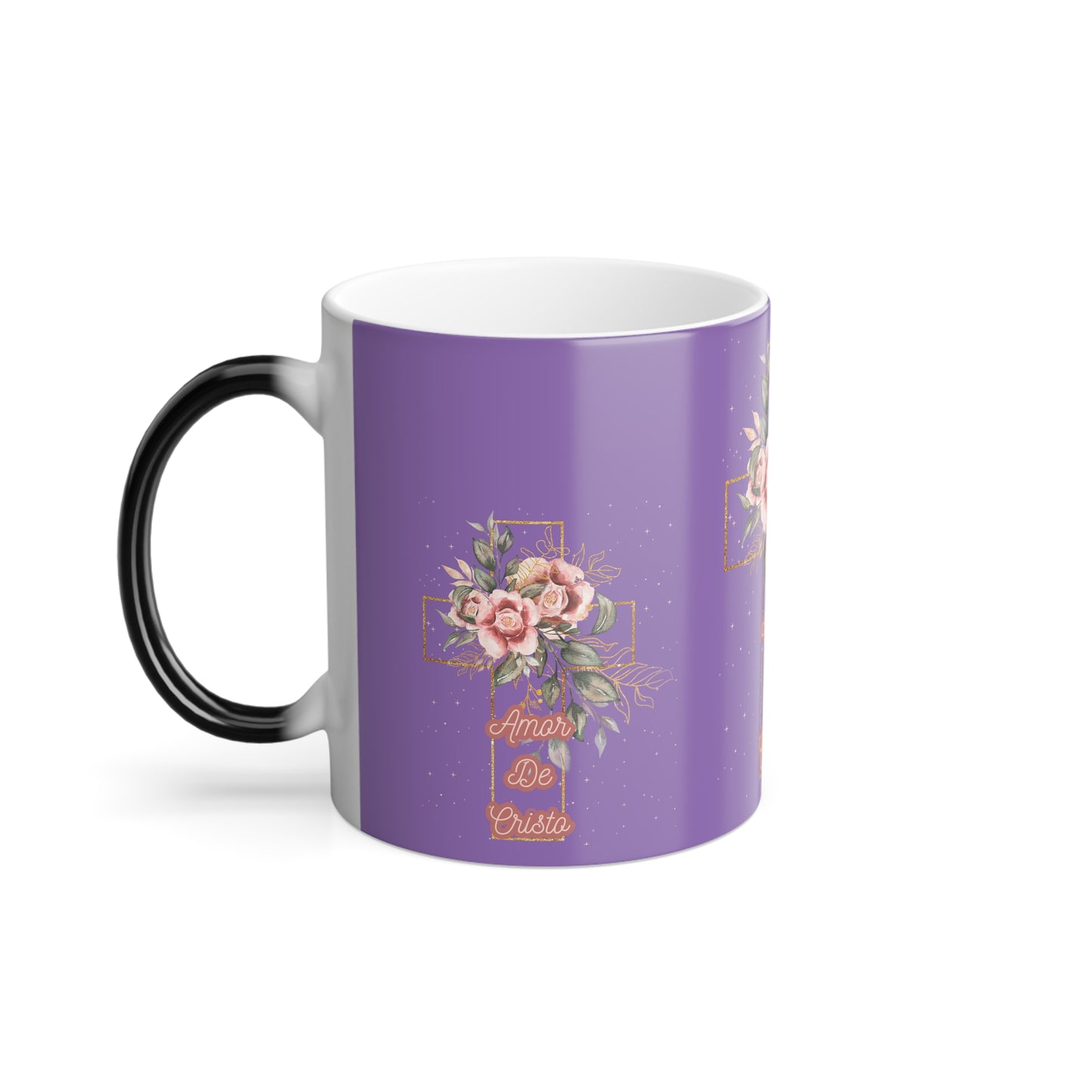 Coronadas en Fe Collection-   Amor De Cristo-Color Morphing Mug, 11oz