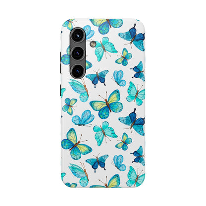 Mariposa Azul-Tough Phone Cases